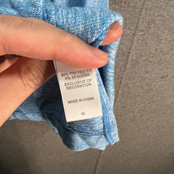 Cuddl Duds Seriously Soft Open-Front Cardigan Seaside Blue Size Medium - Picture 8 of 8